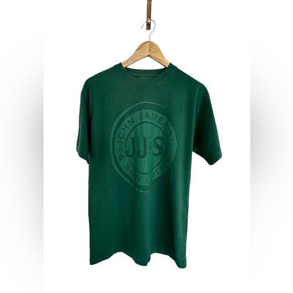 Men’s Green Tee T Shirt Jameson Irish Whiskey Large Frat Halloween College - Picture 1 of 6